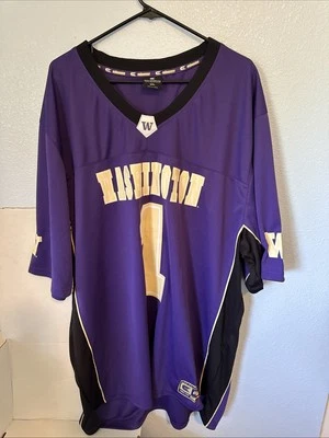 Vintage Colosseum Label WASHINGTON HUSKIES No. 1 3xl Football Jersey Lm - Image 1 of 4