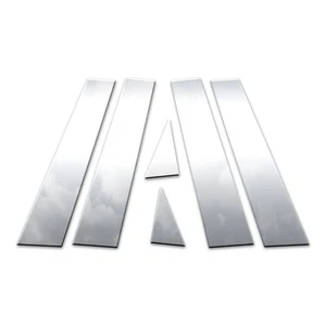 6pc Stainless Pillar Post Covers fits 19-22 Volkswagen Jetta by Brighter Design - Picture 1 of 4