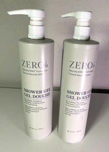 Zero % Body Wash Shower Gel 2 Pack 15oz Ea Gilchrist & Soames for Hilton Hotels - Picture 1 of 3