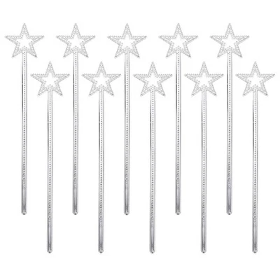  10 pezzi di letti per fata glitter per feste per bambina fata bacchette per - Immagine 1 di 4