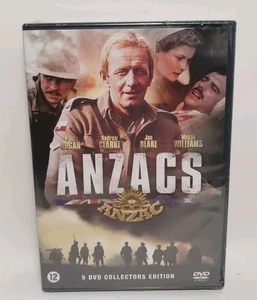 ANZACS 1985 DVD Paul Hogan Jim Holt 5 Disc Tv Mini-Series Sealed Region 2 DVD - Picture 1 of 7