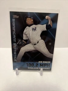 2023 Topps Series 2 - Aroldis Chapman #SS-20 Blue Significant Statistics Insert - Picture 1 of 2