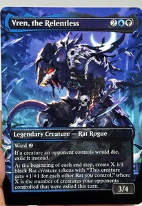 Vren, the Relentless Proxy Card with Custom designed art - Picture 1 of 2