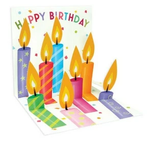 Velas de Cumpleaños - Tarjeta Pop Up Treasures 3D - Feliz Cumpleaños - Imagen 1 de 2