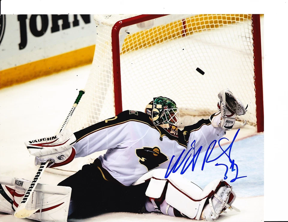 MINNESOTA WILD NIKLAS BACKSTROM FIRMADO GRAN ESFUERZO 8X10 Foto 1 de 1