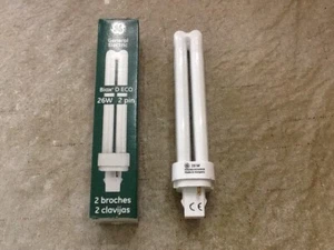 F26DBX/835/ECO GE 26 WATT 2 PIN COMPACT FLUORESCENT LAMP - Picture 1 of 1