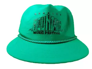 Gorra vintage años 90 MERRITT MOUNTAIN MUSIC FESTIVAL Canadá ajustable nueva nueva de colección - Imagen 1 de 5