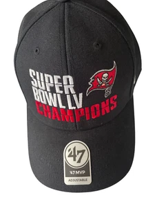Tampa Bay Buccaneers '47 Brand 2021 Super Bowl LV Champions Black MVP Hat - Picture 1 of 4
