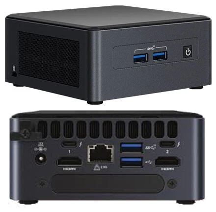 Intel NUC11TNHv5 (Intel Core i5-1145G7 fino a 4,40 GHz, 2 HDMI, 2x Thunderbolt, - Immagine 1 di 1