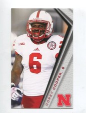 2014 Nebraska Cornhuskers Football Pocket Schedule Adidas cards - You Pick 'em