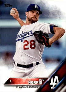2016 Topps Update #US83 Bud Norris Los Angeles Dodgers