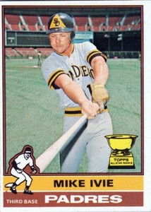 1976 Topps #134 Mike Ivie San Diego Padres EX