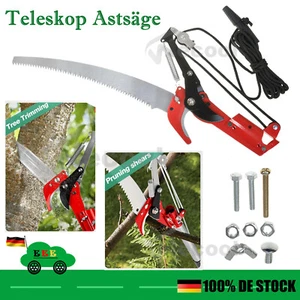 Teleskop Astschere Astsäge Baumschere Baumsäge - Seil 400 cm Sägeblatt 34 cm - Bild 1 von 16