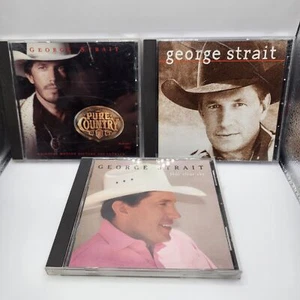 George Strait 3 CD Bundle Clear Blue Sky Pure Country Country Music - Picture 1 of 8