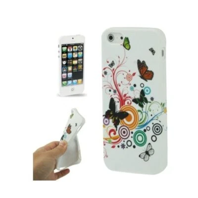 Funda Protectora Case Cover Bumper Para Apple iPhone SE Mariposas Blancas - Imagen 1 de 3