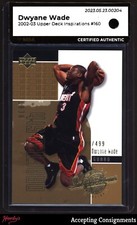 2002-03 Upper Deck Inspirations #160 Dwyane Wade XRC Rookie HEAT 394/499