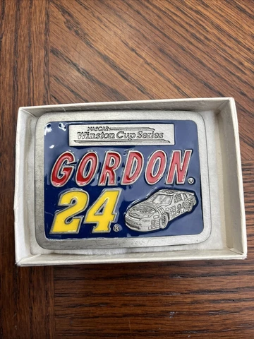 Jeff Gordon #24 Belt Buckle Vintage NASCAR Winston Cup Series  USA 1998 VTG Cover