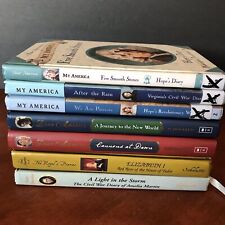 Lot: 7 Dear America & My Am. Chapter Books Series Diary Historical Fiction Set