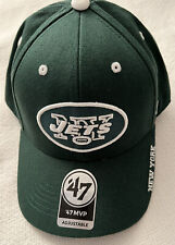 NY JETS HAT 47 MVP CAP ADJUSTABLE SIZE NFL FOOTBALL FROST NEW YORK GREEN