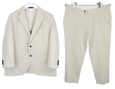 Костюм мужской Suitsupply La Spalla / Brescia Великобритания 44S / Великобритания 46S льняная смесь бежевый - Изображение 1 из 4