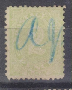 1891 - 1897 N.S.W. 2d. Postage Due SGD 3E PERF. 12X11 USED N804D - Picture 1 of 1