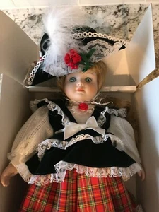 Design Debut Chrissie Porcelain Doll 16" Limited Edition - Picture 1 of 8