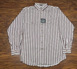vintage eddie bauer rufton twill striped button shirt proportionally L Tall n5 - Bild 1 von 9