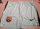 Barcelona Away Football Kit Shorts Teen Boys 12-13. Mint Green Nike