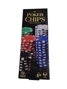 Cardinal Classics Pokerchips mit enthaltenem Rack, 100 Chips - E8H - Bild 1 von 3