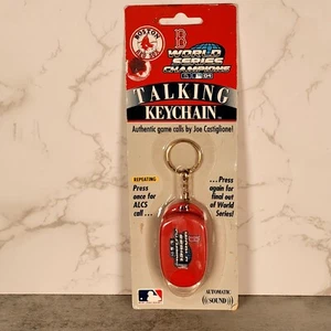 Boston Red Sox World Series Champions Talking Keychain New Old Stock SEE DESC - Picture 1 of 6