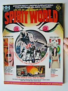 Spirit World Magazine #1 Jack Kirby Art Poster Attached Black Magic 1971 6.0 - Picture 1 of 5