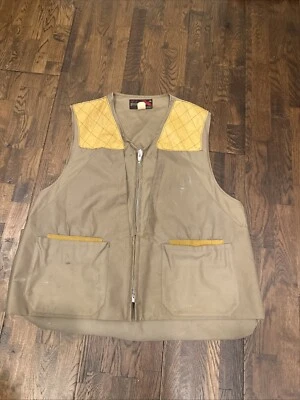 Vintage 10-X Hunting Vest Shooting Sportsman Outdoor Large Pockets Size 46 - Image 1 of 4