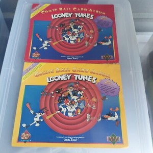 2 Album 1990 Upper Deck Comic Ball Series 1 Looney Tunes Baseball 198 CARDS
