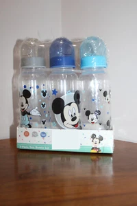 DISNEY BABY BOYS BOTTLE SET 3-PACK MICKEY MOUSE 9 OZ. (EACH) - Picture 1 of 2
