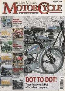 DOT Norton Panther Levis Brough Superior Rickman Zundapp Bantam Man Pt2 3/2004 - Picture 1 of 11