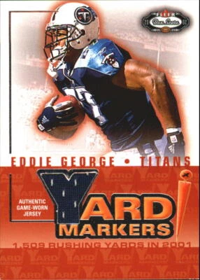 B3199- 2002 Fleer Box Score Yard Markers Jerseys #9 Eddie George Jersey - NM-MT - Image 1 of 2