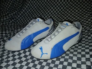 Vintage Rare Puma Replicat Lo Micro Perf Suede Shoe Gray / Blue Men’s 7.5 40 - Bild 1 von 7