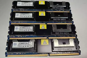 16GB 4x4GB PC2-5300F DDR2-667Mhz 240pin ECC Server Memory Fully Buffered FB-DIMM - Picture 1 of 4