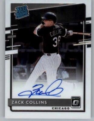 2020 Donruss Optic Rated Rookies Signatures #9 Zack Collins (ref 154663) - Image 1 of 2