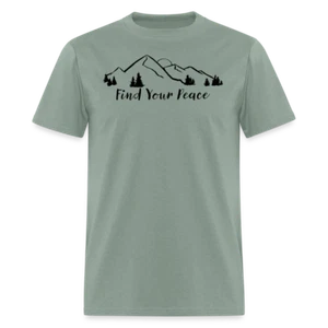 Hiking Outdoor Nature Find Your Peace Men's T-Shirt - Picture 1 of 11