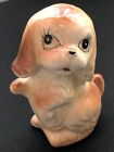 Vintage ręcznie malowany porcelanowy spaniel szczeniak pies figurka połowa wieku Japonia 4"