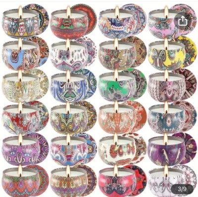 Juego de regalo de velas perfumadas para mujer de 24 piezas, juego de regalo de velas perfumadas de 2,5 OZ. Foto 1 de 4