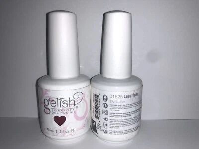 Gelish Remojo Color Uñas UV 01525 Menos Hablar Descontinuado Raro Rosa Oscuro Foto 1 de 4
