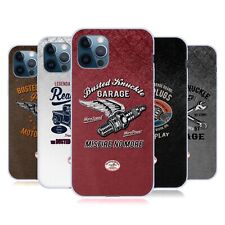 OFFICIAL BUSTED KNUCKLE GARAGE GRAPHICS SOFT GEL CASE FOR APPLE iPHONE PHONES