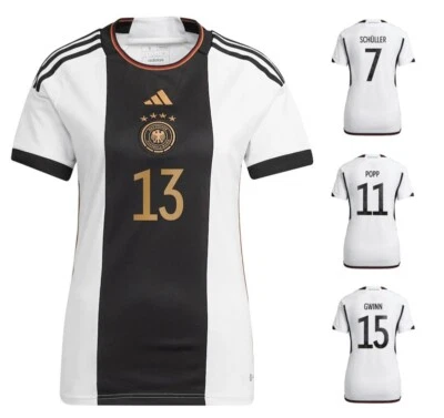 Trikot Adidas DFB WM Katar 2022 Home I Heim Deutschland + Spielernummer Frauen