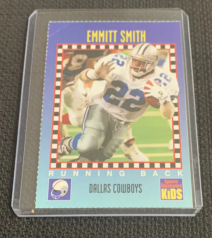 Emmitt Smith 1994 Sports Illustrated for Kids SI #256 NFL Dallas Cowboys Crease - Image 1 of 3