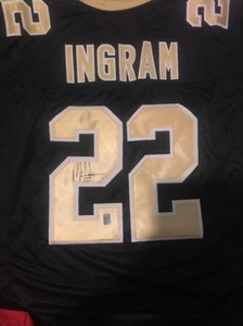 NEW ORLEANS SAINTS MARK INGRAM AUTHENTIC AUTOGRAPHED SIGNED BLACK JERSEY - Picture 1 of 3