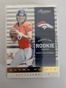 ๐ 2012 Panini Prestige Punti Extra Oro BROCK OSWEILER RC #233 - Foto 1 di 1