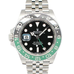 ROLEX GMT Master II 126720VTNR Black Dial Lefty 40mm Automatic Men's Watch - Picture 1 of 10