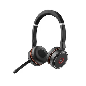Jabra Evolve 75 MS Duo Bluetooth Headset - Schwarz inkl. Link 370 - Bild 1 von 3